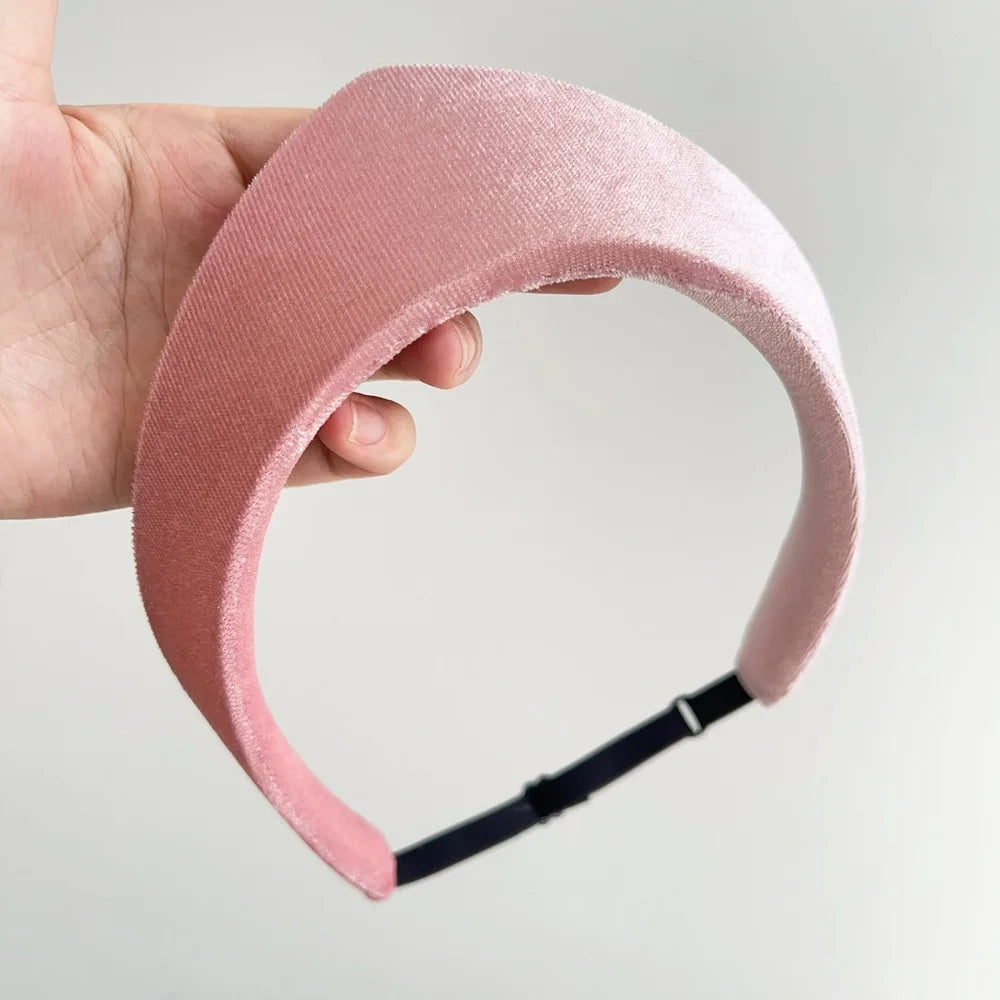 Retro Velvet Headband Smooth European — Swuffy