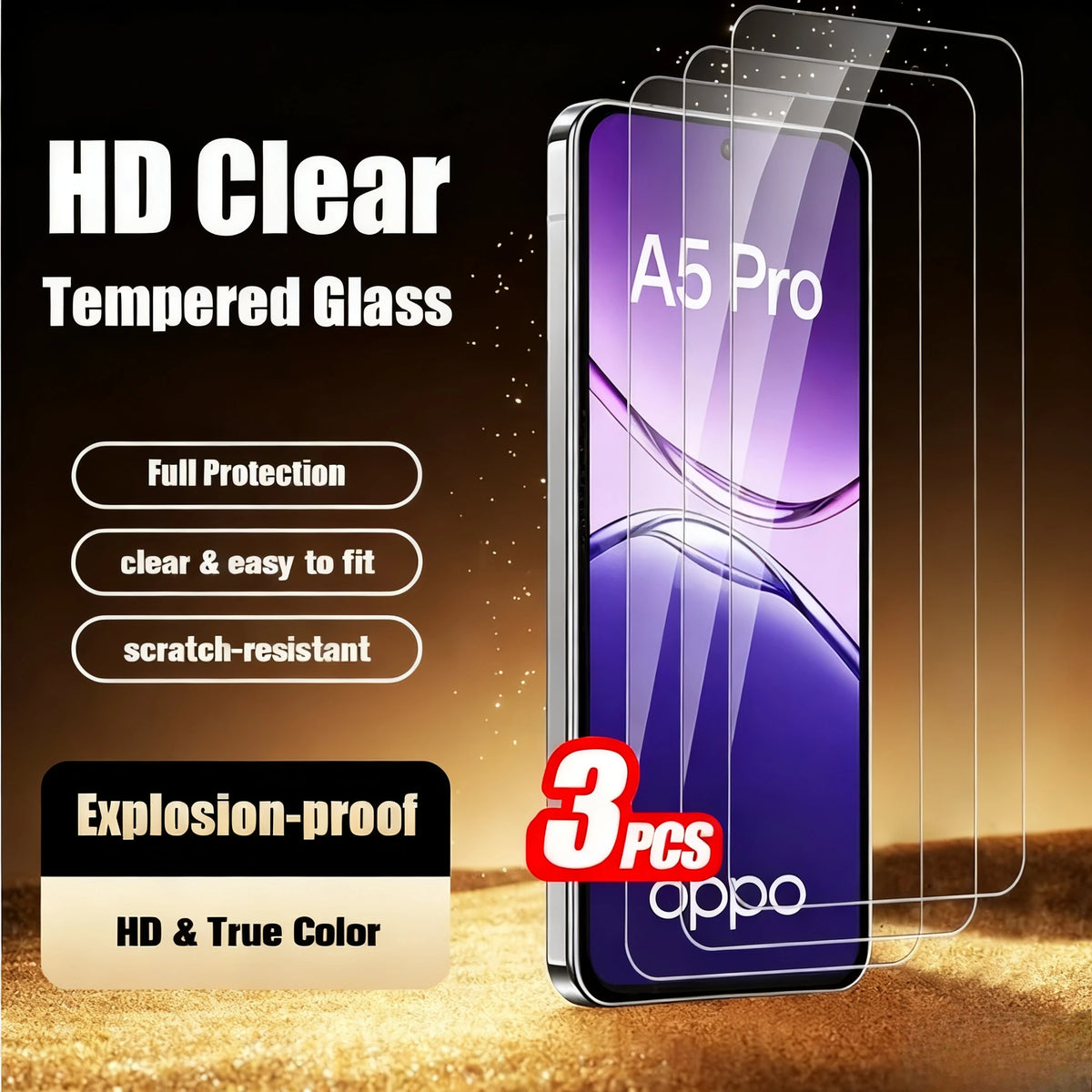 Oppo Pro Protective Tempered Glass — Swuffy