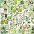 Ins Matcha Girl Stickers Cartoon — Swuffy