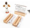 Thick Long Wooden Display Base — Swuffy