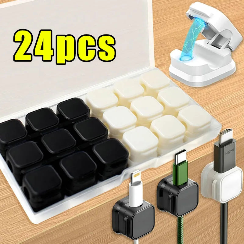 Magnetic Cable Clips Self Adhesive — Swuffy