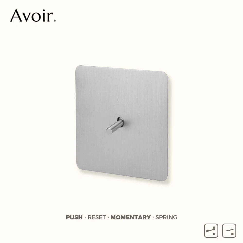 Avoir Silver Metal Panels Spring — Swuffy
