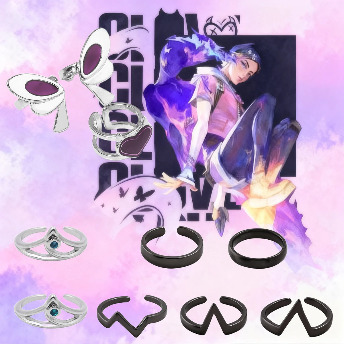 Game Valorant Clove Cosplay Ring — Swuffy