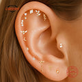 925 Sterling Silver Star Stud Earrings — Swuffy