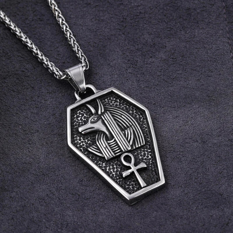 Retro Anubis Coffin Shaped Pendant — Swuffy