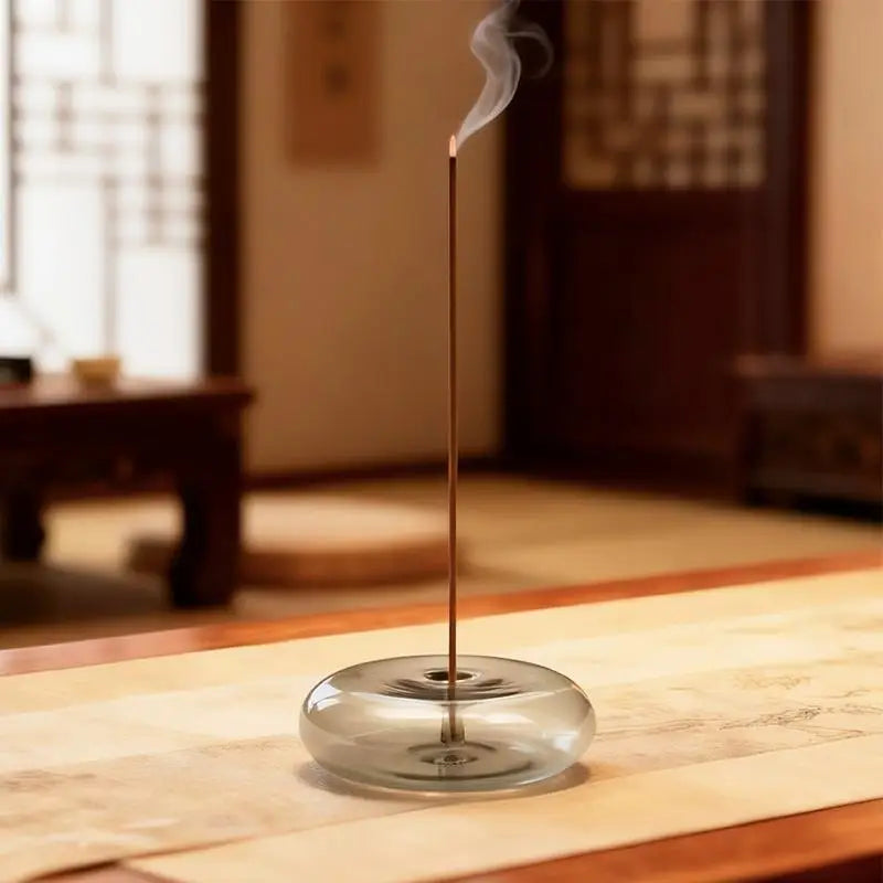 Glass Incense Holder Sticks Minimalist — Swuffy