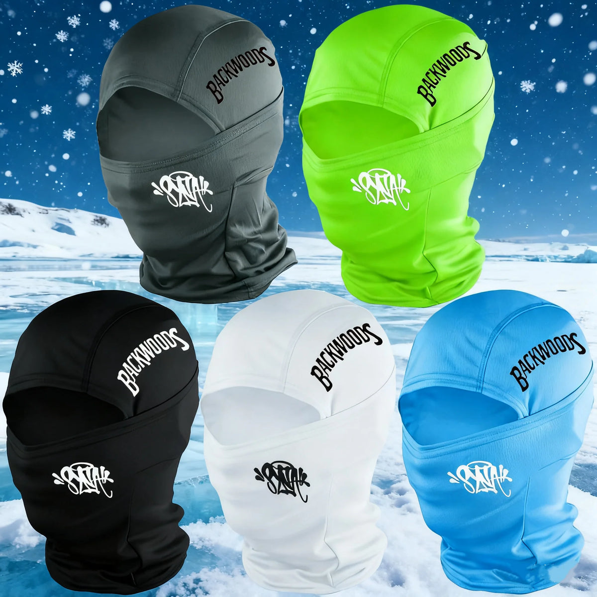 Backhill Graffiti Logo Balaclava Hat — Swuffy