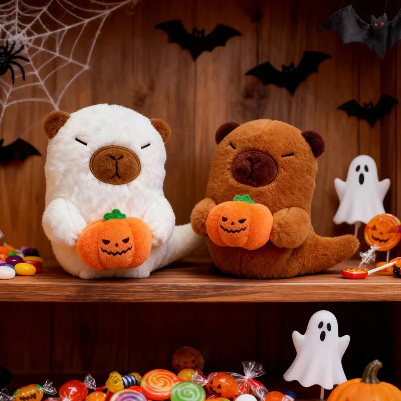 Capybara Ghost Pumpkin Plush Toys — Swuffy