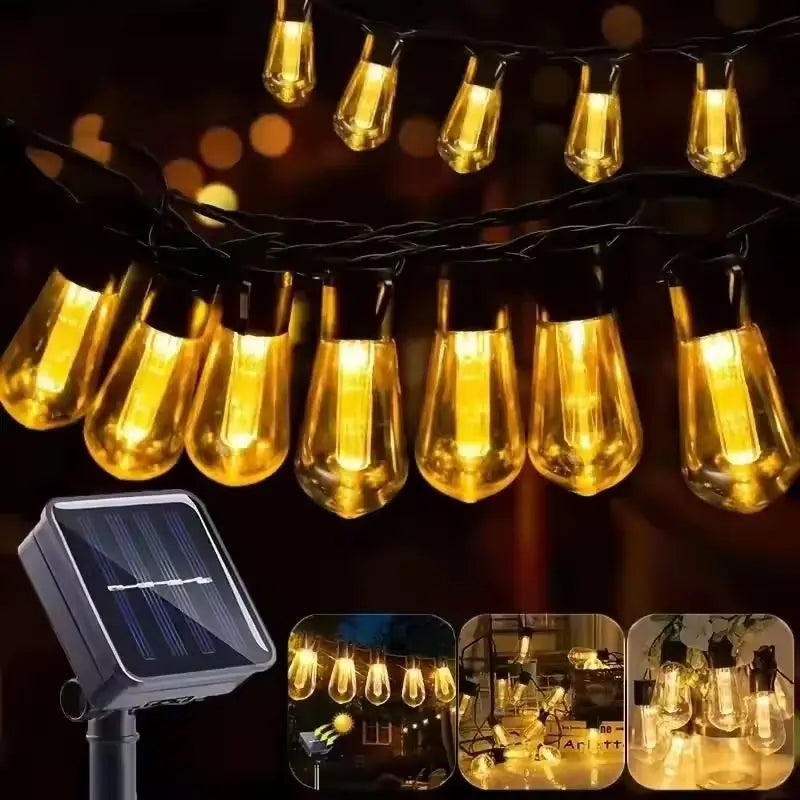 Solar Bulbs String Lights Outdoor — Swuffy