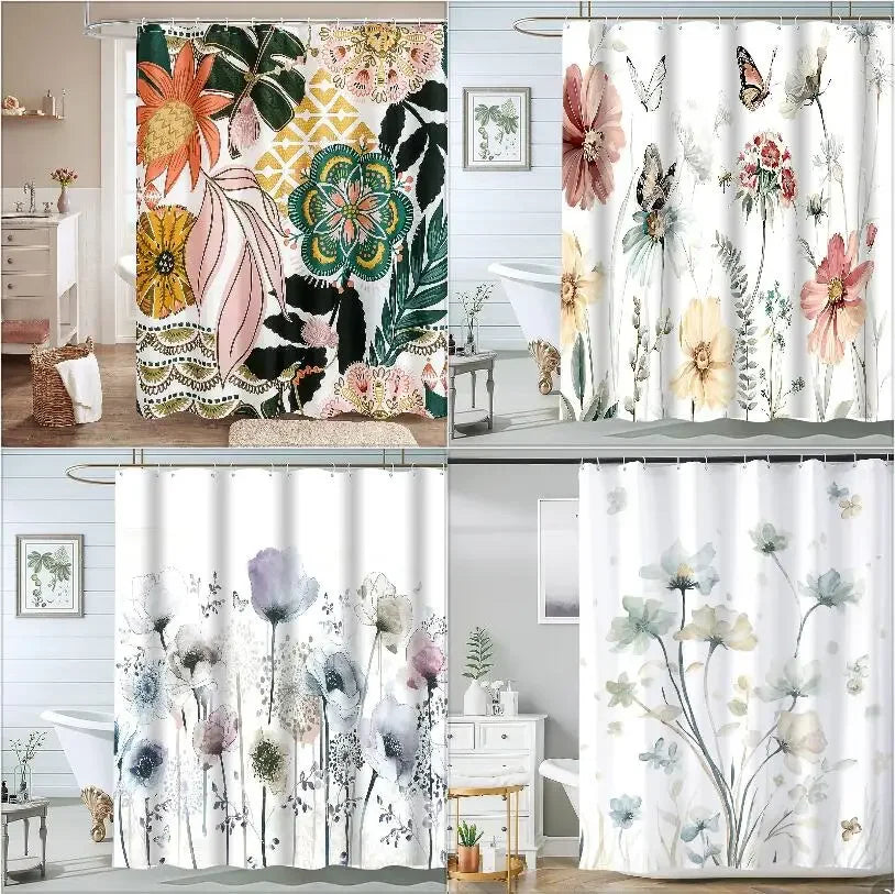 Floral Farmhouse Shower Curtain — Swuffy