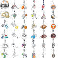 Silver Sports Series Charm Rugby — Swuffy