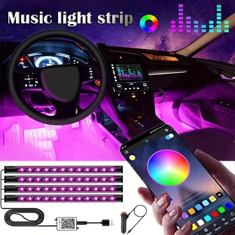 LED Car Music Light Strip — Swuffy