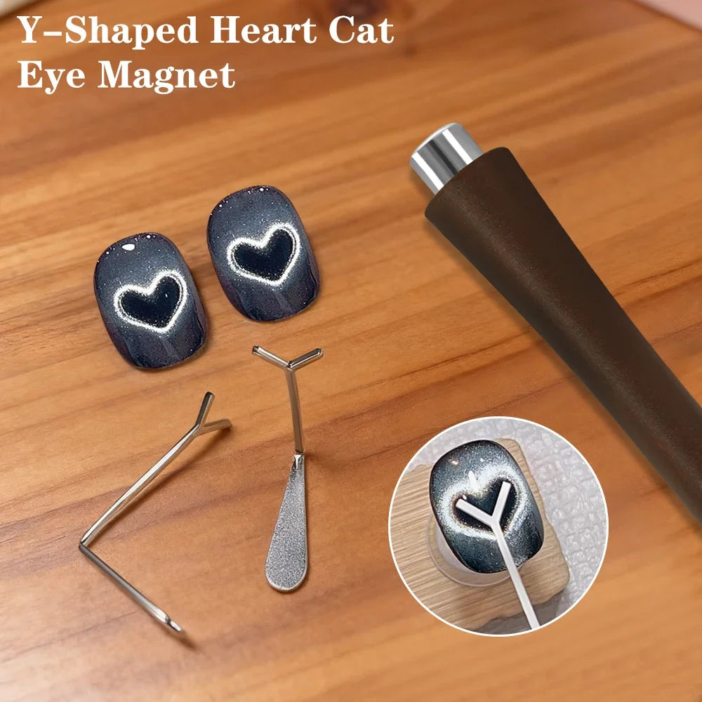 Heart Shaped Cat Eye Magnet — Swuffy