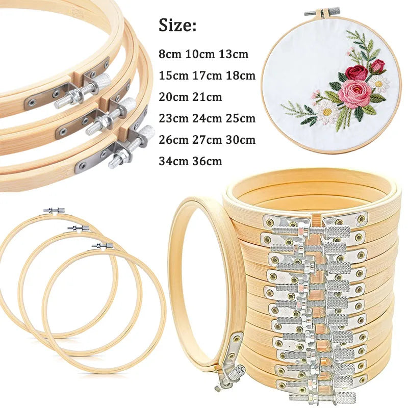Wooden Embroidery Hoop Set — Swuffy