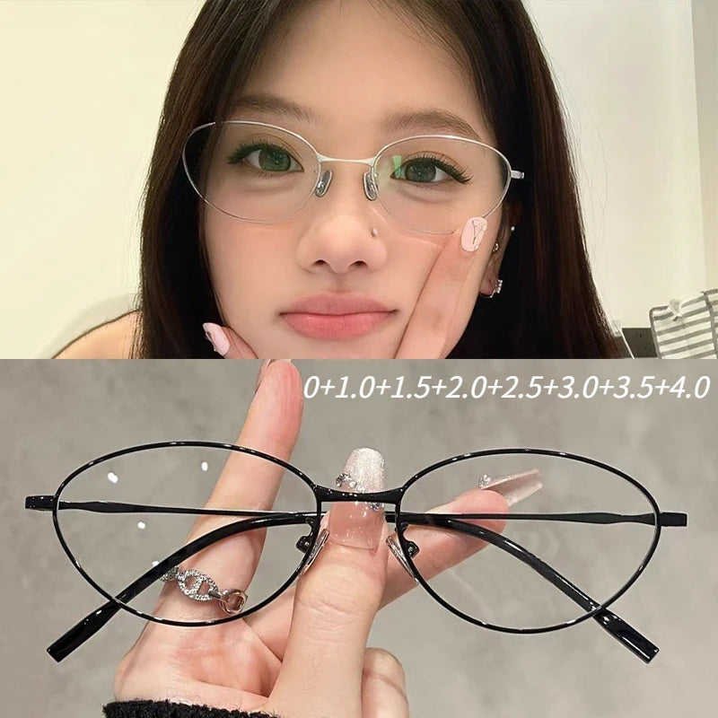 Refreshing Feeling Reading Glasses Metal — Swuffy
