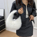 Temperament Plush Underarm Bag Tote — Swuffy