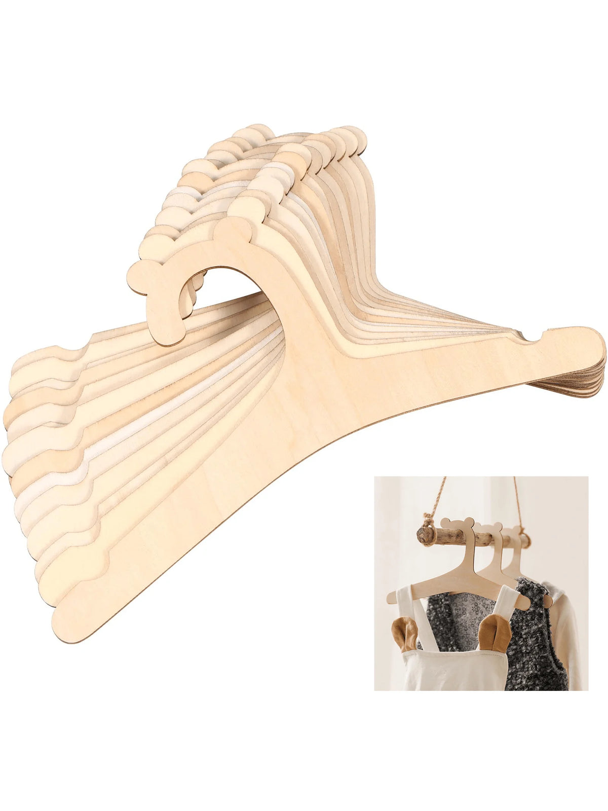 Wooden Clothes Hangers — Swuffy