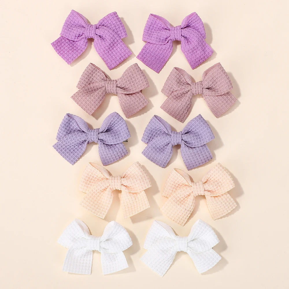 Soft Cotton Bow Hairpin Girl — Swuffy