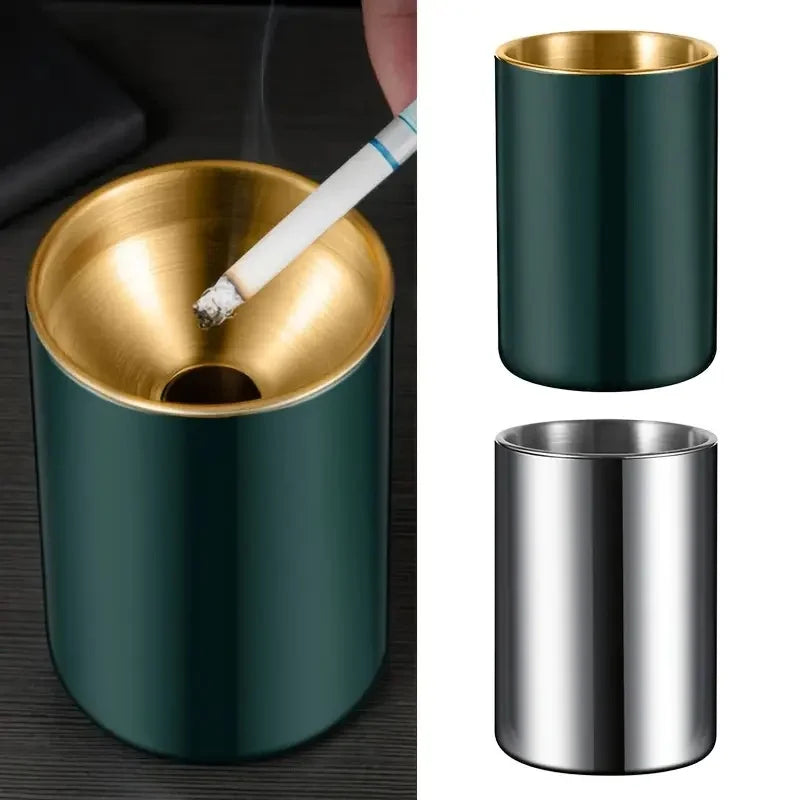 Stainless Steel Ashtray Smokeless Spill — Swuffy