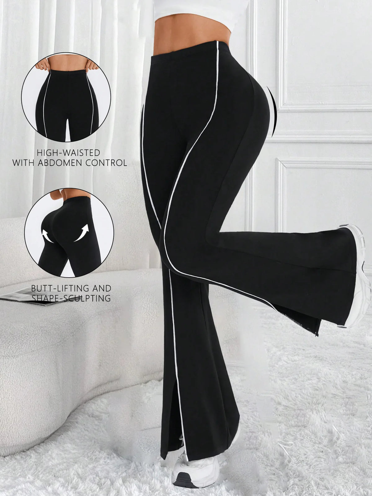 Summer Flared Pants Waist Slim — Swuffy
