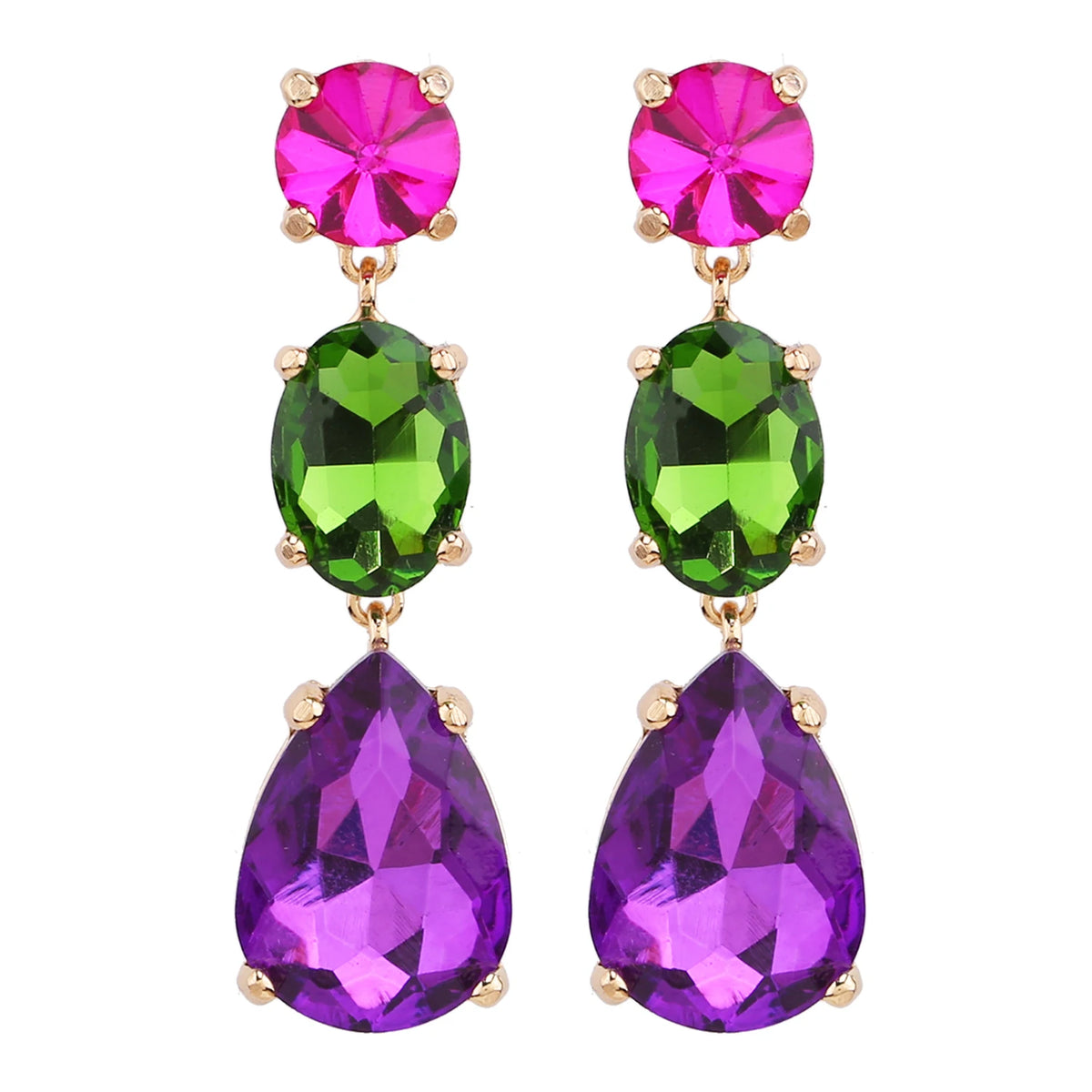 Zinc Alloy Earrings Welded Four — Swuffy