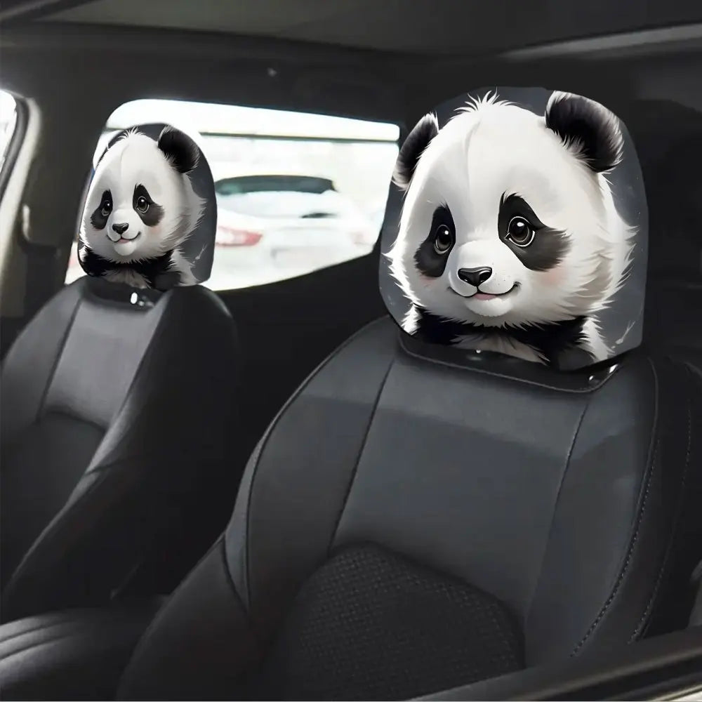 Panda Patterned Car Parts Headrest — Swuffy