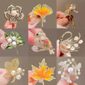 Brooch Flower Bow Brooches Metal — Swuffy