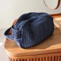 Classic Striped Large Capacity Cosmetic — Swuffy