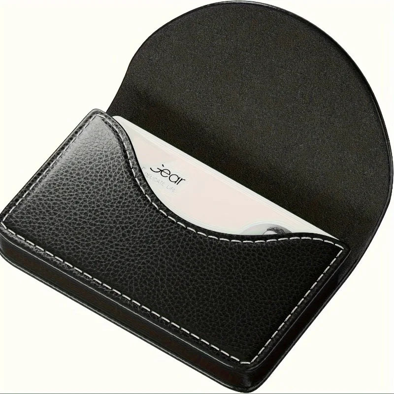 Large Capacity Leather Business Card — Swuffy