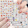 Sheets Cartoon Nail Art Stickers — Swuffy