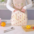 Floral Corduroy Lunch Bag Printed — Swuffy