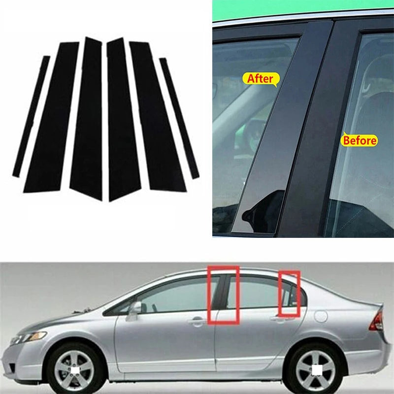 Car Glossy Black Pillar Post — Swuffy