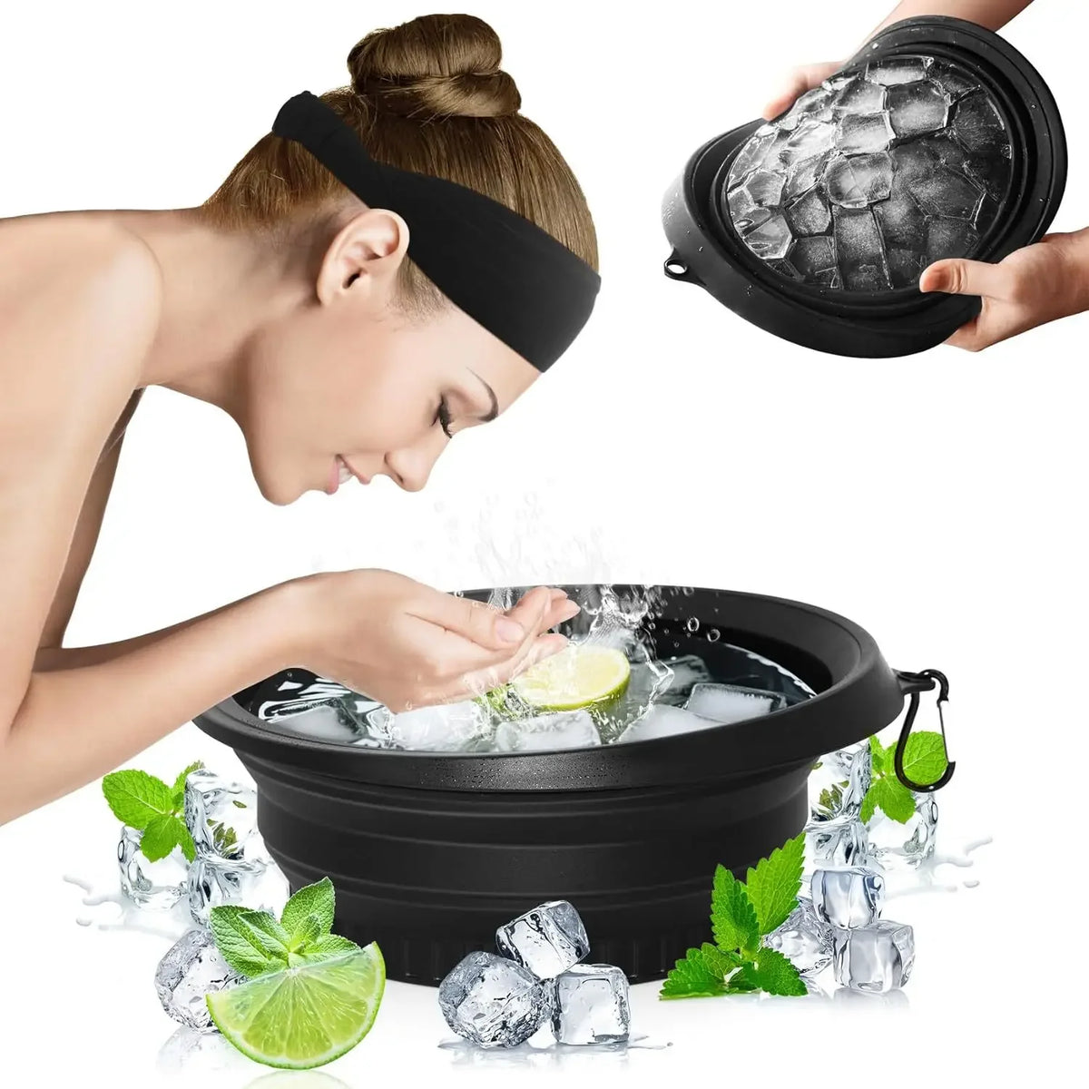 Foldable Silicone Ice Bucket — Swuffy