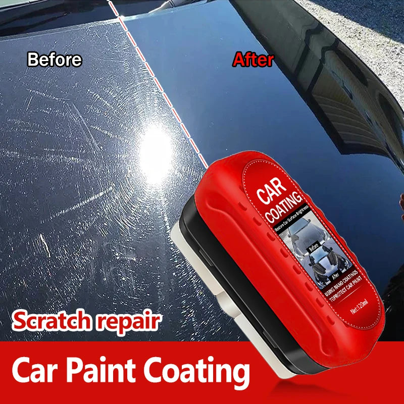 Car Paint Polishing & Coating Brush Kit (120ml) — Swuffy