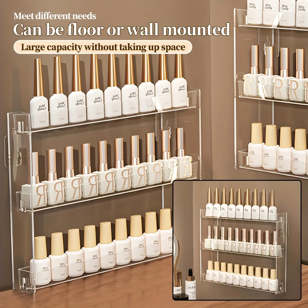 Acrylic Layer Storage Rack Nail — Swuffy