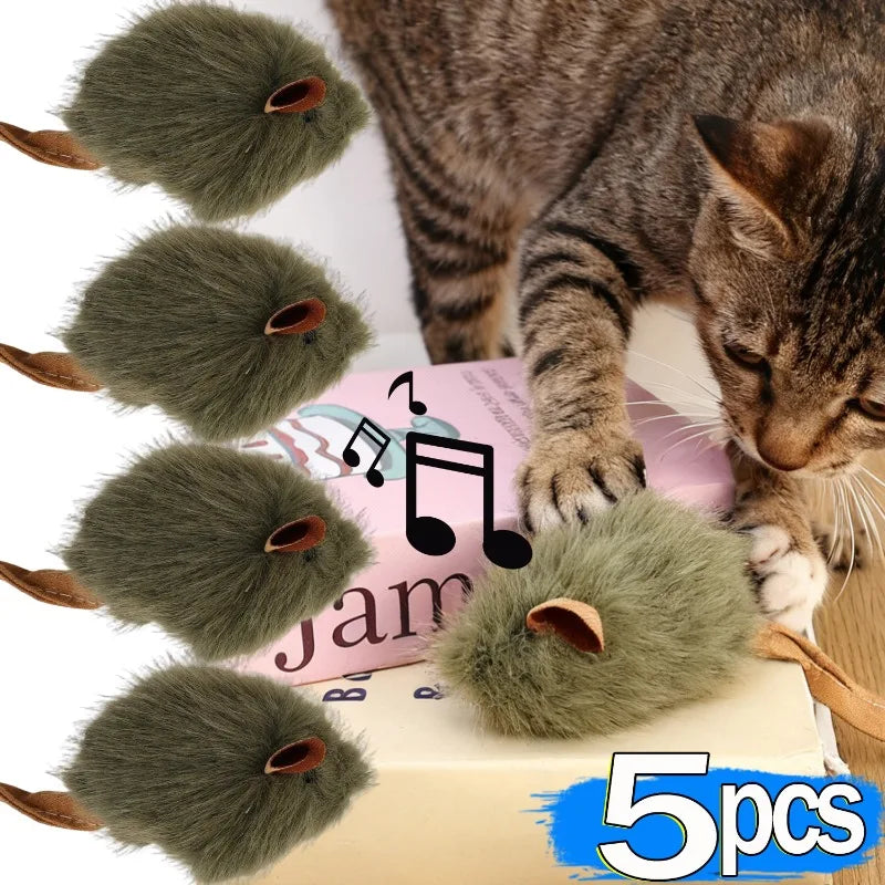 Realistic Squeaking Mouse Toy Funny — Swuffy