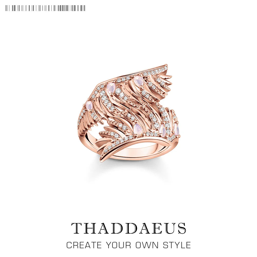 Rose Gold Phoenix Wing Ring — Swuffy