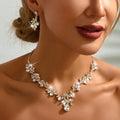 Vintage Gold Crystal Jewelry Necklace — Swuffy