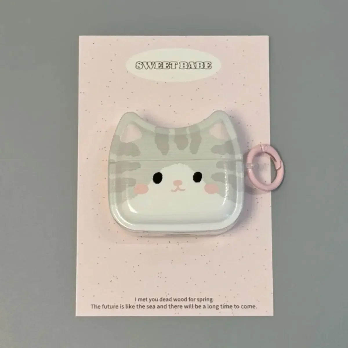 Korean Gray Kitten Cat Earphone — Swuffy