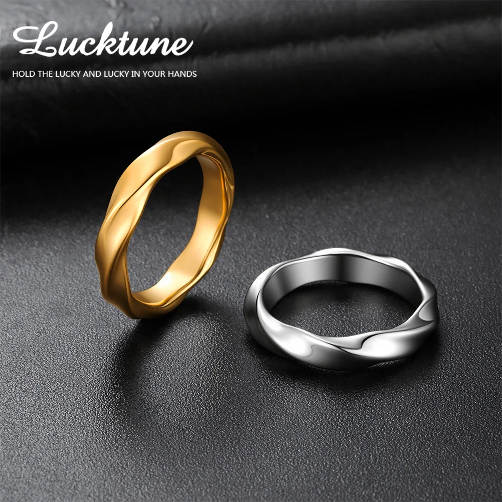 Lucktune Stainless Steel Mobius Rings — Swuffy