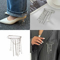 Ins Metal Chain Tassel Pin — Swuffy