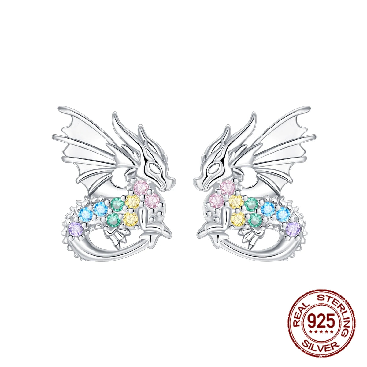 Sterling Silver Adorable Baby Dragon — Swuffy