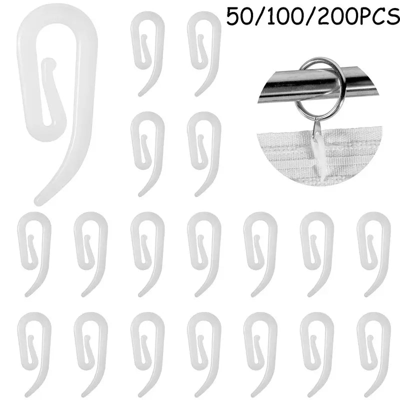 Curtain Hanging Hooks Ring Window — Swuffy
