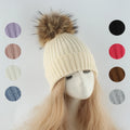 Real Raccoon Fur Pompom Hat — Swuffy