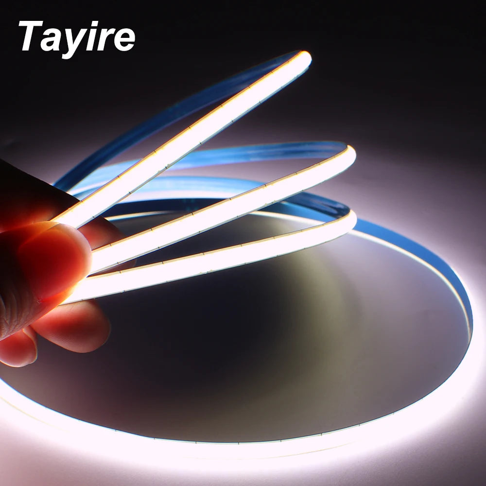 Thin COB LED Strip Cut — Swuffy