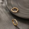 Mxgxfam Medium Zircon Hoop Earrings — Swuffy