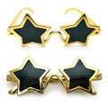 Star Sunglasses Silver Polygon Sun — Swuffy