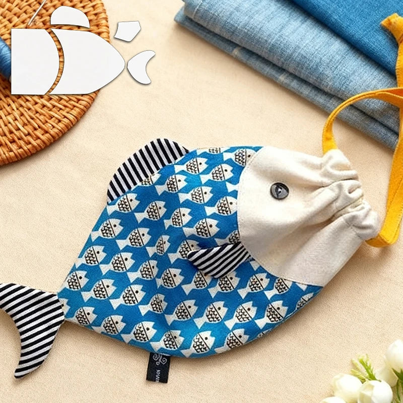 Yomdid Fish Shaped Handbag Template — Swuffy