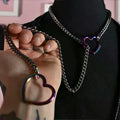 Heart Charm Chain Ring — Swuffy