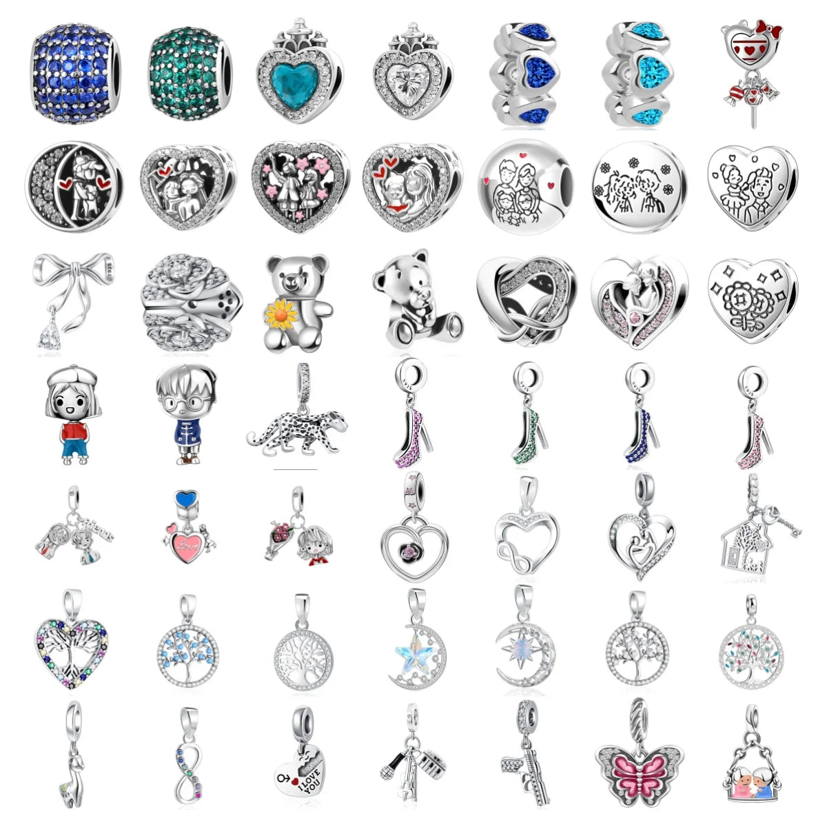 Family Heart Charm Pendant — Swuffy
